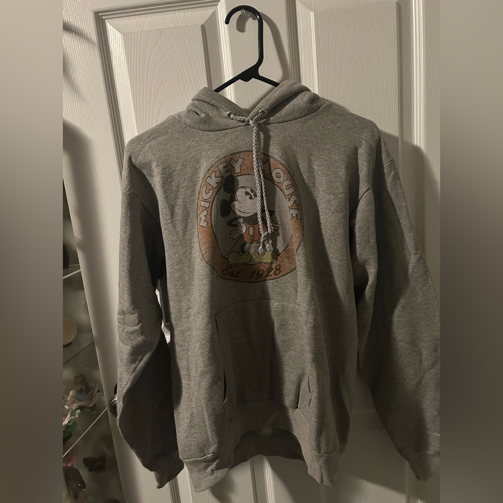 Disney Gray Mickey Mouse Hoodie